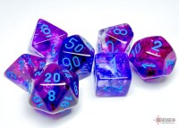 Nebula Nocturnal/Blue Luminary RPG Dice  gallery