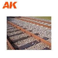 AK Interactive Small Railroad Ballast 100ml 1/72 H0 2