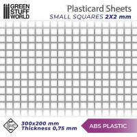 GSW Plasticcart Sheet Kleine Quadrate 300x200x0,75mm (1)