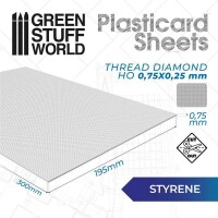 GSW Plasticcart Sheet Diamanten H0 300x185x0,75mm (1) 2