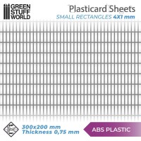 GSW Plasticcart Sheet Kleine Rechtecke 300x200x0,75mm (1)