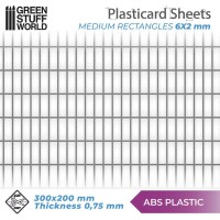 GSW Plasticcart Sheet Mittlere Rechtecke 300x200x0,75mm (1)