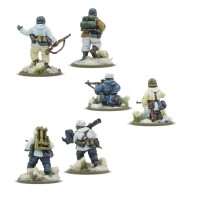 German Fallschirmjäger Winter Weapons Teams 28mm 3