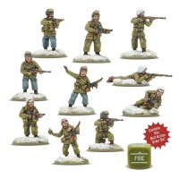 US Airborne Winter Pathfinder Squad 28mm 2