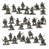 German Veteran Infantry Platoon 28mm 2