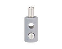 Zwergstecker grau Ø 2,6mm 10 Stüc