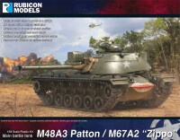 M48A3 Patton / M67A2 Zippo 1/56 28mm gallery