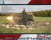 British QF 6 pdr Gun with Crew 1/56 28mm gallery