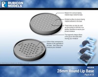 Rubicon Models 28mm Round Bases 1 Pack o gallery