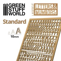 Buchstaben und Zahlen Standard 10mm 2
