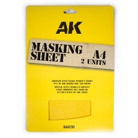 AK Interactive Masking Sheet A4 x2