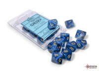 Phantom Teal/Gold 10x W10 Dice Set gallery