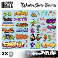 Abziehbilder Züge und Graffiti Mix gallery