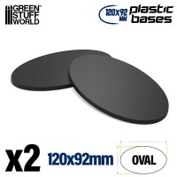 Plastik Bases Oval 120x92mm (2)