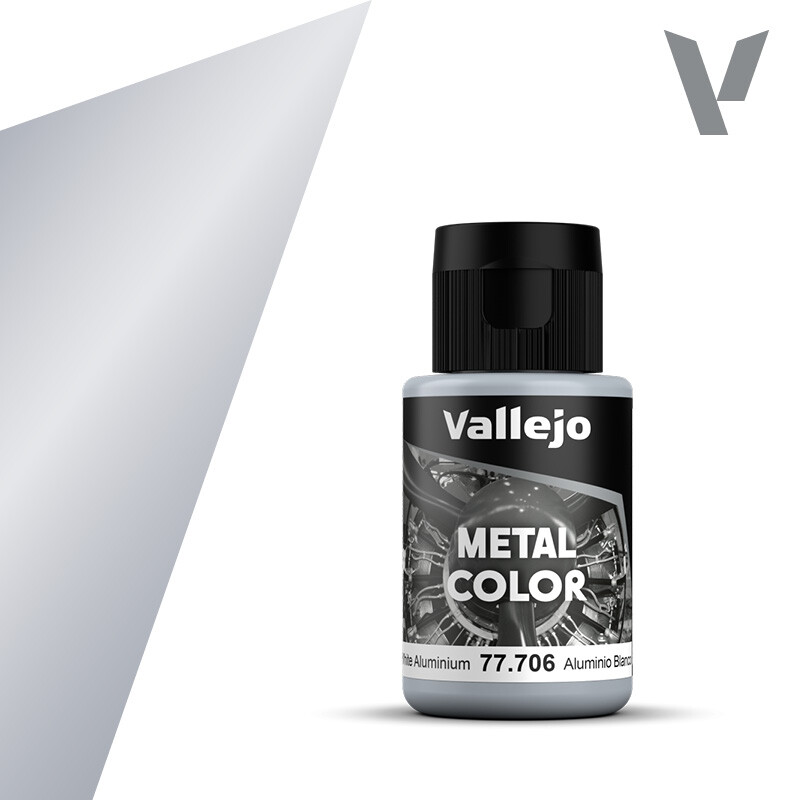 Vallejo 077706 Weißes Aluminium, 32 Ml - Bild 2