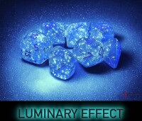 Luminary Sky/Silver 36x 12mm W6 Dice Set 2