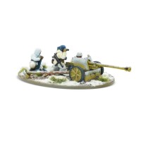 Fallschirmjäger 75mm Pak 40 Anti-Tank Gun (Winter) 28mm
