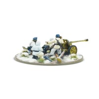 Fallschirmjäger 75mm Pak 40 Anti-Tank Gun (Winter) 28mm