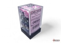 Gemini Black Pink/White 12x 16mm W6 Dice Set 2