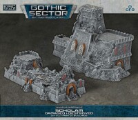 Battlefield in a Box Mundus Imperialis Scholam Damaged &