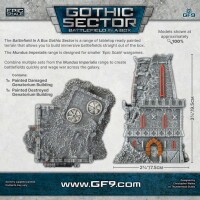 Battlefield in a Box Mundus Imperialis Genatorium Damaged &a