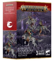 Gloomspite Gitz Snarlboss and Wolfgit Retinue