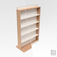 Modulares Wandregal f&uuml;r Farben x5 (Modular Paint...