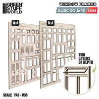 Miniatur Fenster Basisquadratische gro&szlig;
