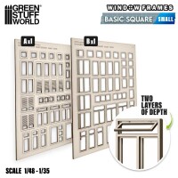 Miniatur Fenster Basisquadratische klein