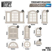 Miniatur Fenster Bogenfenster klein 2