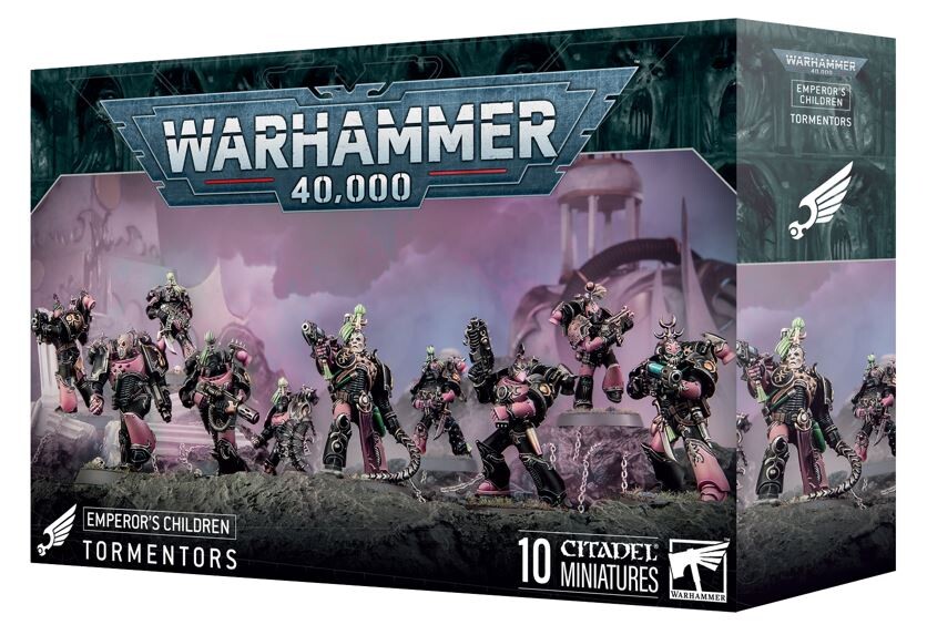 Games Workshop Unisex Lila Figurine Warhammer 40K - Smc Emperor's Children Tourmenteurs (X10) - Bild 3