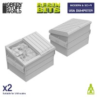 Amerikanische Müllcontainer Set 2