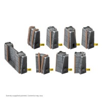 Battlefield in a Box Hextech Trinity City Fortress Walls 3