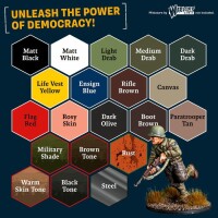 Warpaints Fanatic Historical WWII American Paint Set 3