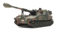 Artitec M109 A3G Flecktarnung Eisenbahntransport H0 2