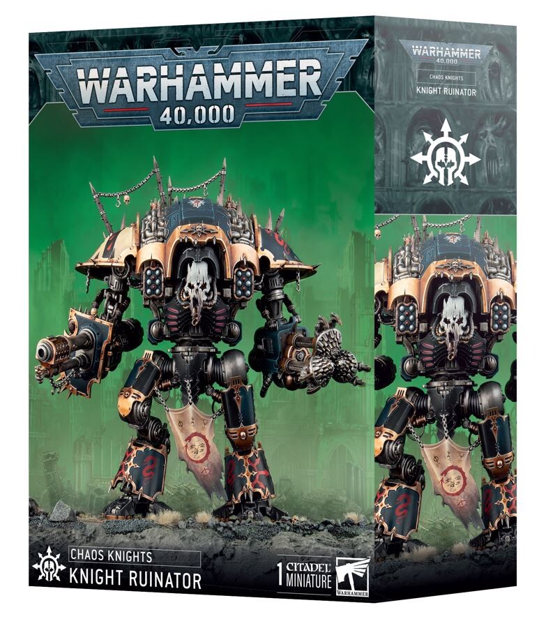 Chaos Knight Khorne World Eaters Knights Warhammer 30K 40K Top painted - Bild 4