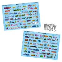 Nassschiebebilder Graffiti-Set 1:60 N 2