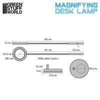 Lupenlampe Faded White 3