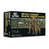 British &amp; Canadian Infantry (Winter) Platoon 28mm