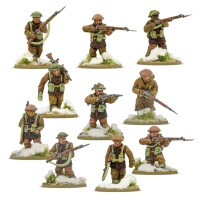 Crossing the Rhine - British & Canadian infantry (Winter