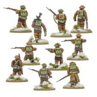 Crossing the Rhine - British & Canadian infantry (Winter