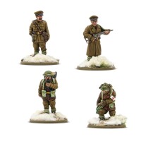 British &amp; Canadian Infantry (Winter) HQ 28mm
