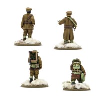 British & Canadian Infantry (Winter) HQ 28mm 2