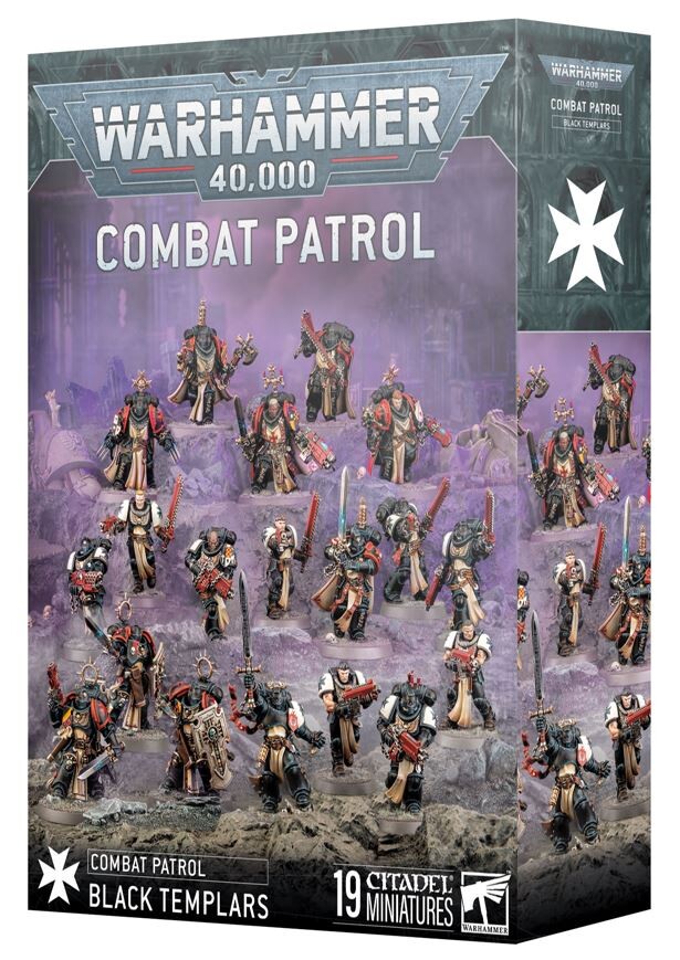 Games Workshop Unisex Beige Figurine Warhammer 40K - Patrouille Black Templars (2025) - Bild 2