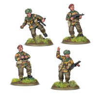 British Airborne Platoon Commanders 28mm