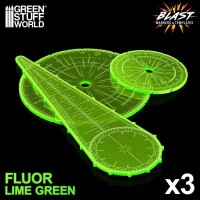 GSW Explosions-Schablonen und Marker - Fluor Grün x3 2