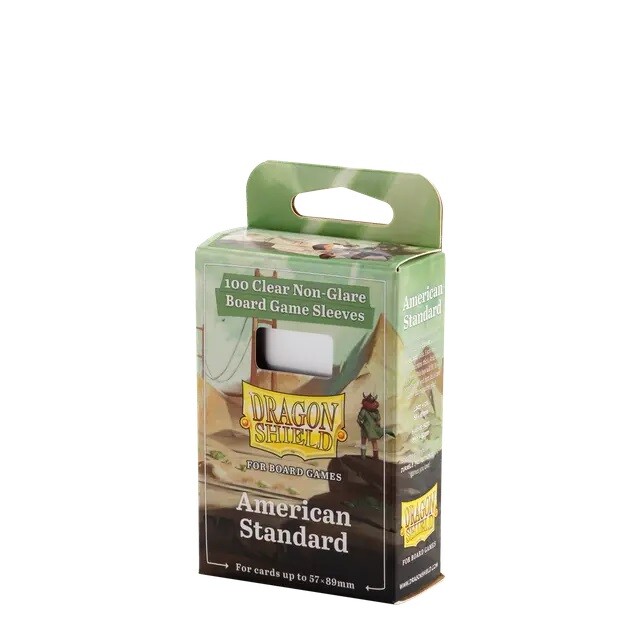 Dragon Shield: Board Game Sleeves Clear/NonGlare ? American Standard 57mm x 89mm (100) - Image 3