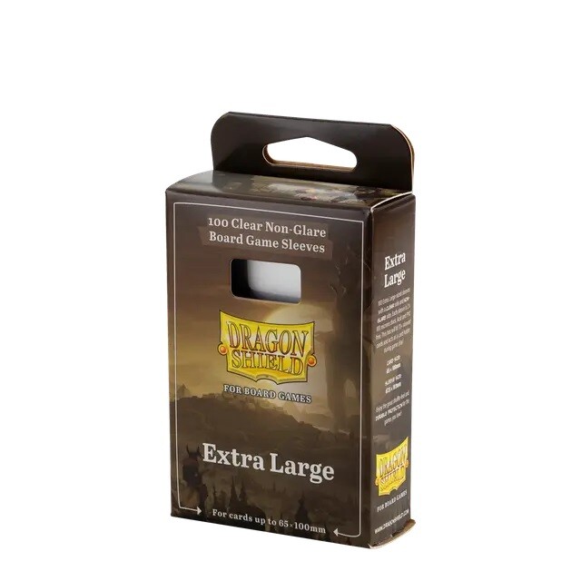 Dragon Shield: Board Game Sleeves Clear/NonGlare ? Extra large 65mm x 100mm (100) - Image 3
