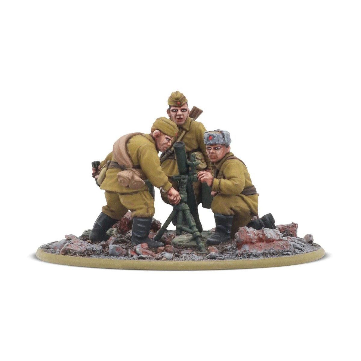 Soviet Army Medium Mortar Team 28mm