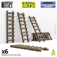 Große Holzleitern Set (6) 3